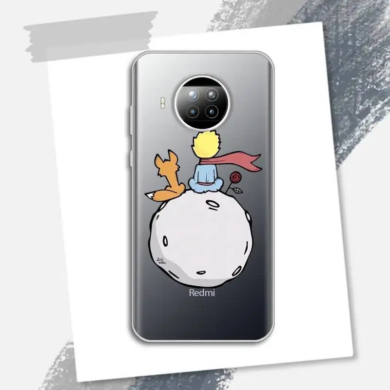 

Little Prince Phone Case Transparent for Xiaomi Redmi note 10 t 8 9 pro lite 11
