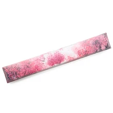 Новинка повторяющийся краситель подбитые колпачки spacebar pbt на заказ механическая клавиатура сливы Мику Снеговик чернила живопись матрица опера