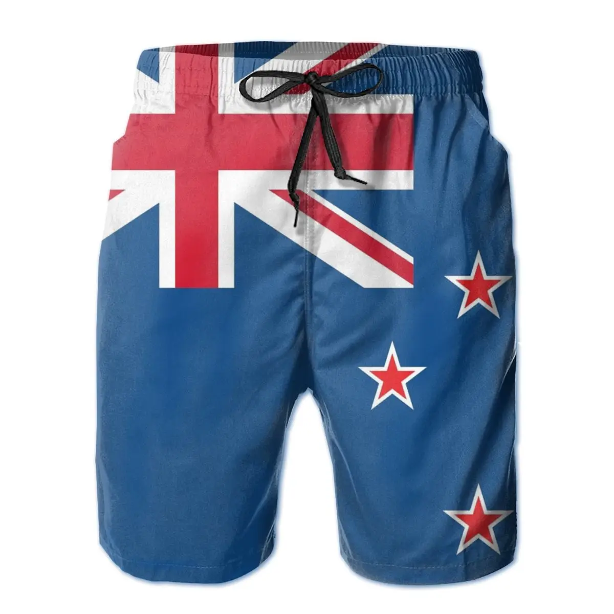 

Mens Sweatpants New Zealand Flag Beach Board Surfing Swim Trunks Sport Quick Dry Mesh Casual Cute flag Short for Adult