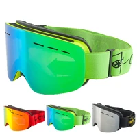 double lens snowmobile goggles anti fog ski glasses men women gafas de esquiar skibrille occhiali da sci uv400 snowboard goggles