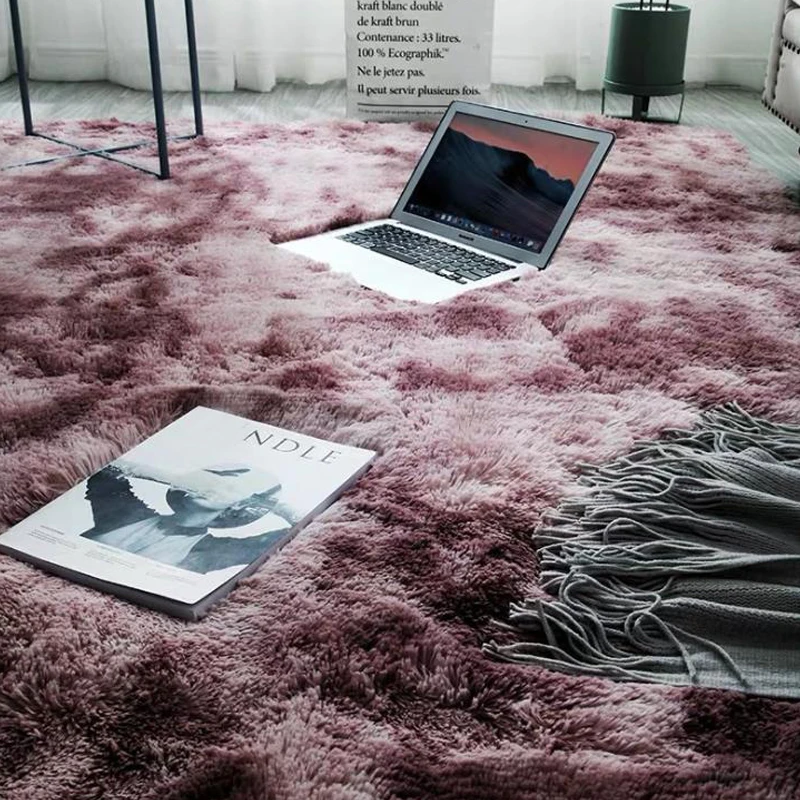 Плюшевый ковер Tie Dyeing с принтом прямоугольный домашний декор для гостиной мягкий