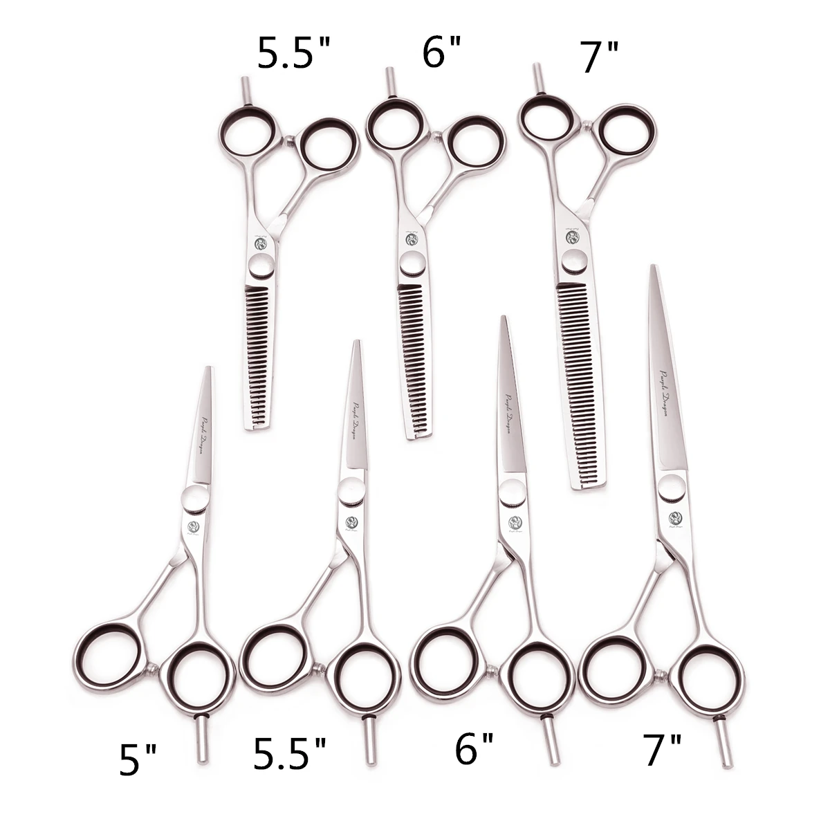 Профессиональные ножницы для волос 5 &quot5 5&quot 6 &quot7&quot с фиолетовым драконом