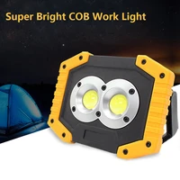 super bright cob portable work light outdoor emergency lighting led multi function camping lantern powerful flashlight fishing