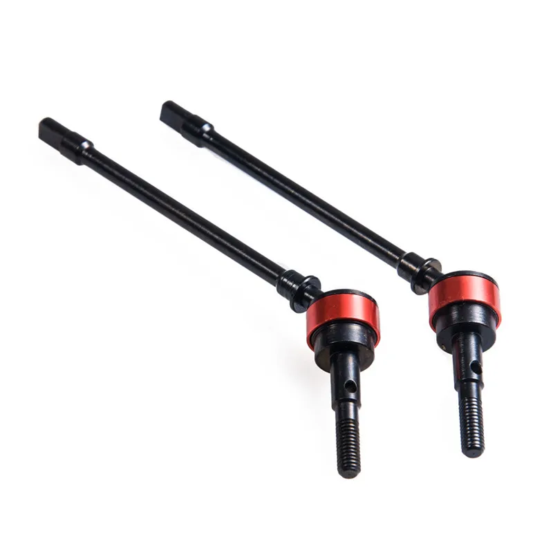 AXSPEED 1Pair Steel Front Axle CVD Drive Shaft for 1/10 RC Rock Crawler Car Axial SCX10 Upgrade Parts | Игрушки и хобби