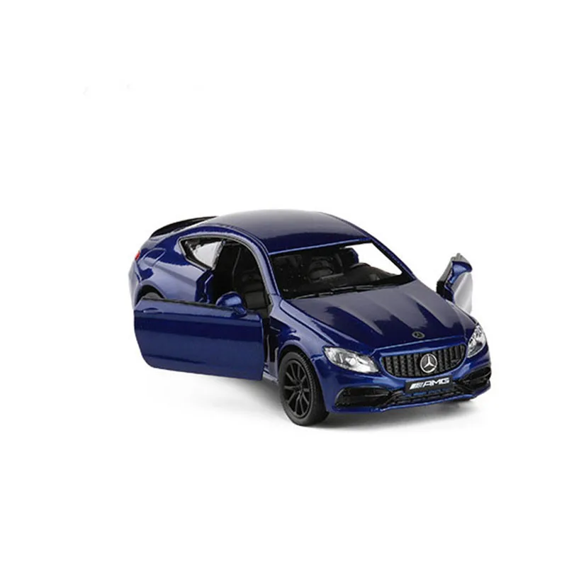 1:36 C63S AMG игрушечные автомобили сплав тяговый обратный мини автомобиль Реплика