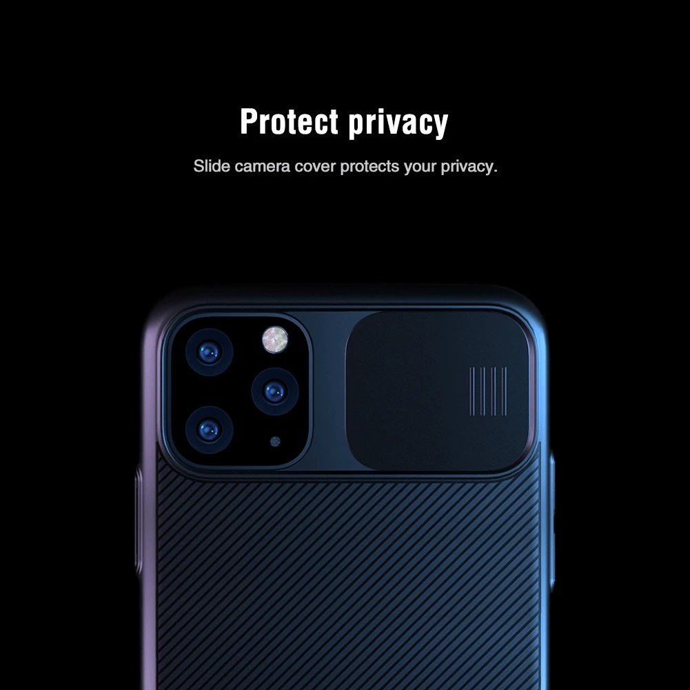Для iPhone 11 11 Pro Max чехол NILLKIN CamShield чехол слайд-камера крышка защита конфиденциальности Классическая задняя крышка для iPhone11 Pro