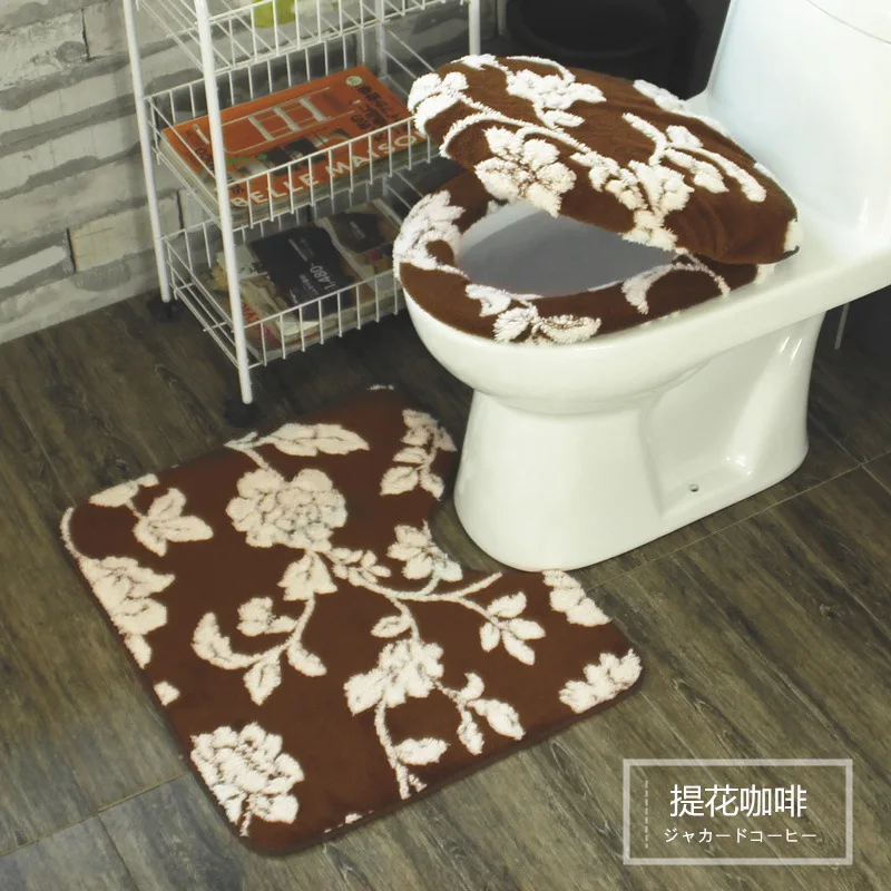 Нескользящие ТАПИС де Бейн для туалета коврик двери декора ванной комнаты