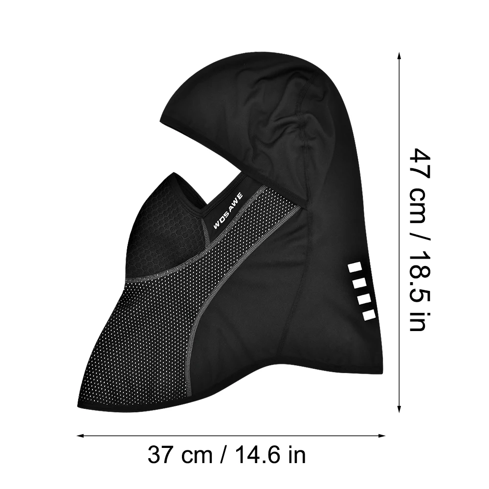 

WOSAWE Winter Coldproof Thermal Motorcycle Headwear Cap Headgear Full Face Mask Neck Ear Warmer Outdoor Skiing Balaclava Mask