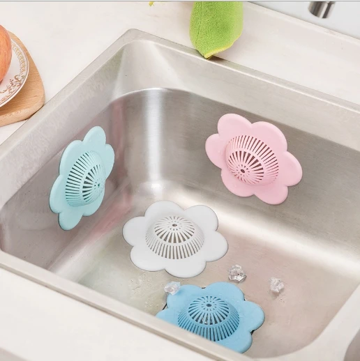 Цветок кухонная раковина утечка фильтр канализационная ванная комната пол слив
