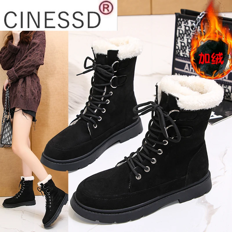 

2022 NEW Women Boots Winter Ankle Boots for Women Winter Shoes Female Snow Boots Botas Mujer Warm Plush Shoes Woman Plus Size 40