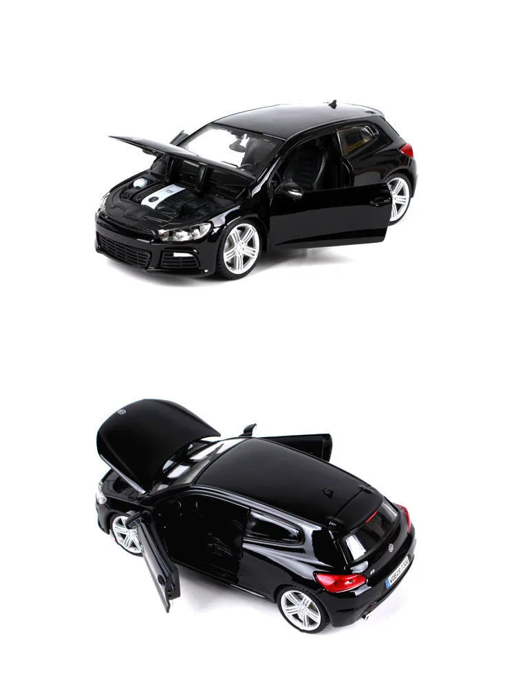 Изысканная серия 1:24 Scirocco R модель сплава, моделирование литья под давлением Расширенная коллекция и Подарочное украшение