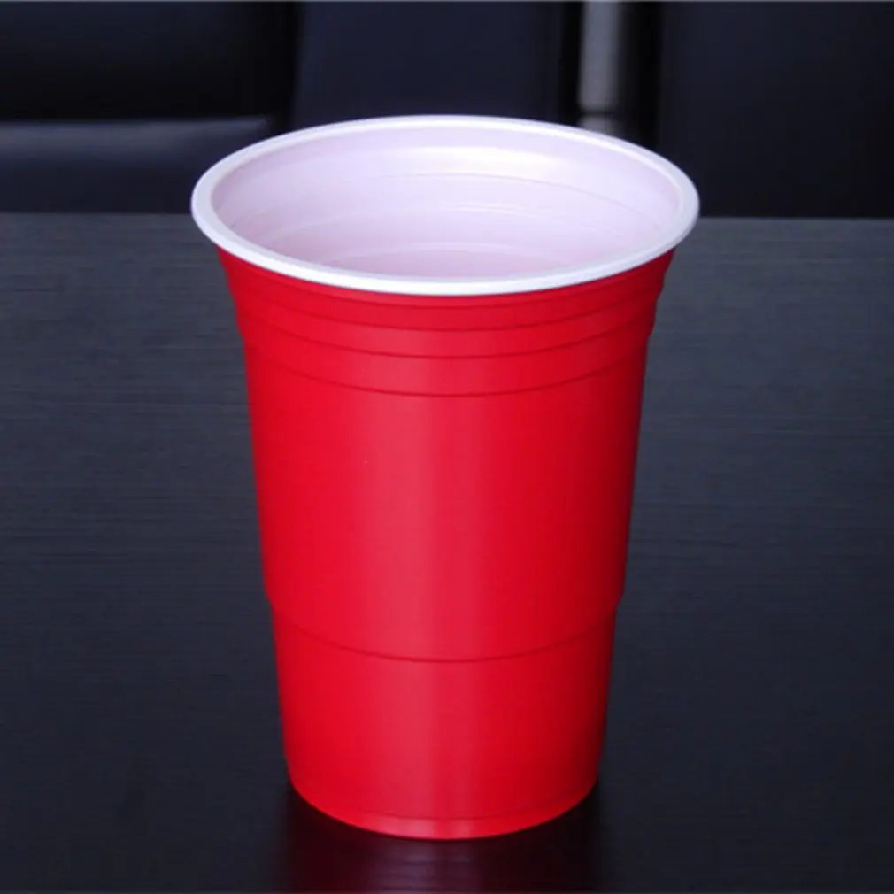 

50pcs/set Disposable Plastic Cup Party Cup Restaurant Hotel Supply Home Houseware Christmas Wedding Water Cup