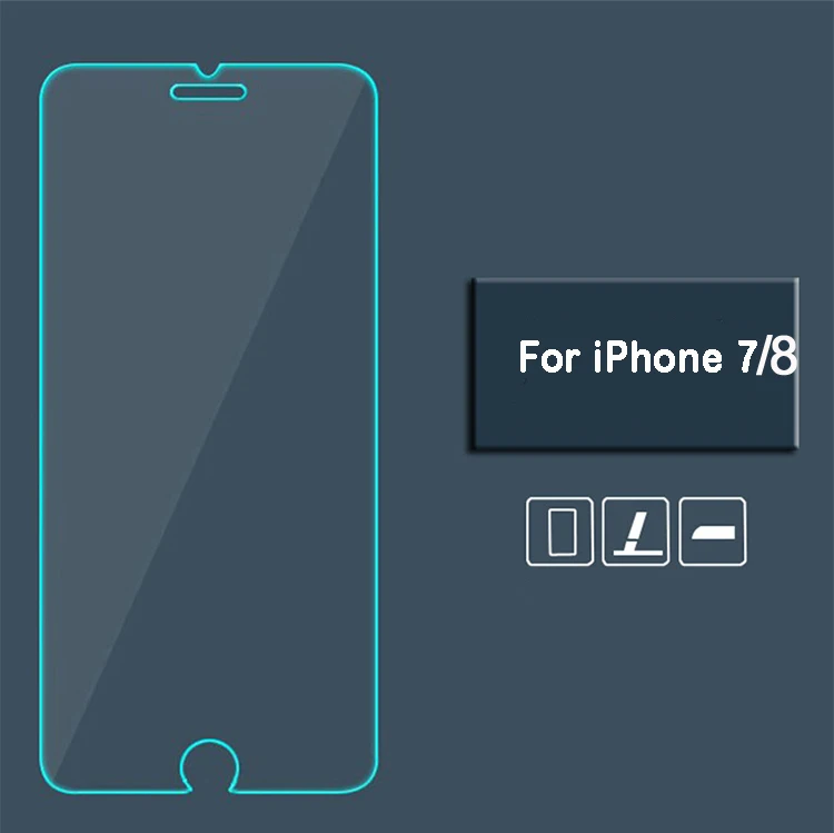 For iPhone 7 8 Защитное закаленное стекло для iphone 6 7 5 s se 6 6s 8 plus XS 11Pro max XR стекло 8 X защитное стекло на iphone 6s 8 - Цвет: For iPhone 7 8