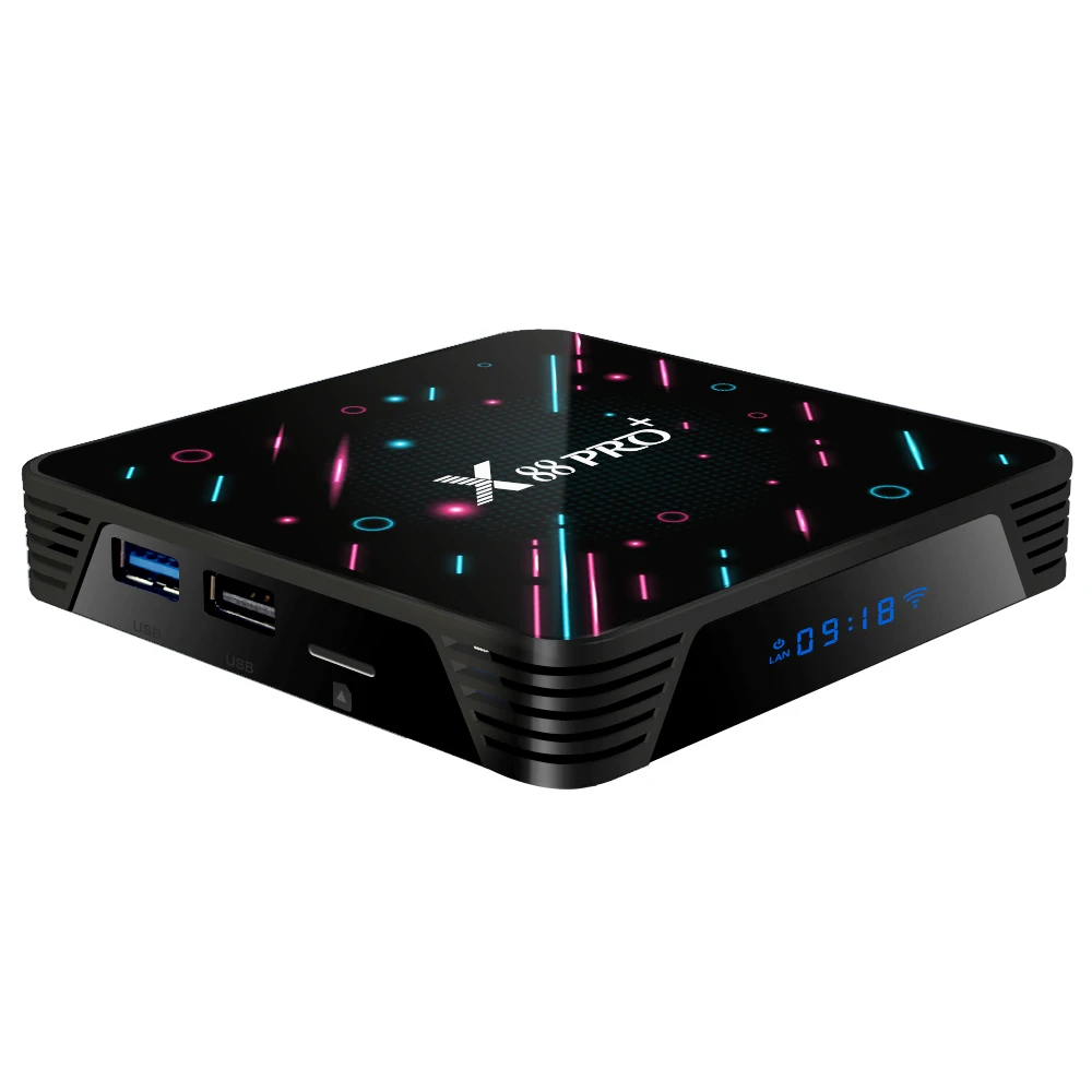 QPLOVE X88 Pro Plus Smart Android tv Box 9 0 OS RK3368 8 Core Chipest и PowerVR G6110 GPU 4 Гб 128 WiFI мультимедийный плеер |
