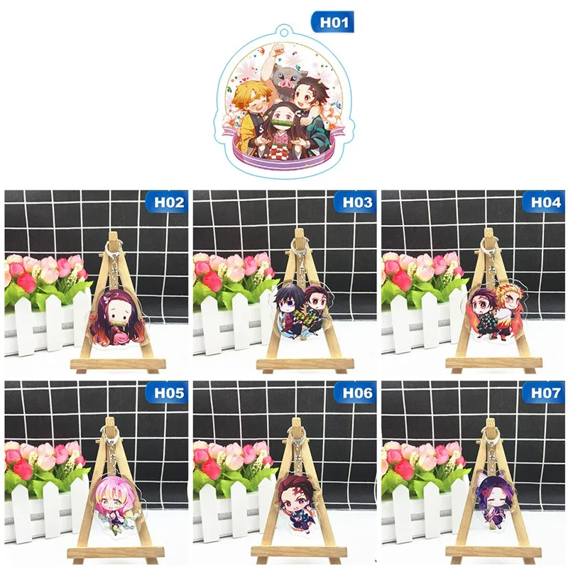Новый брелок милый двухсторонний призрак клинок Подвеска Аниме аксессуары с
