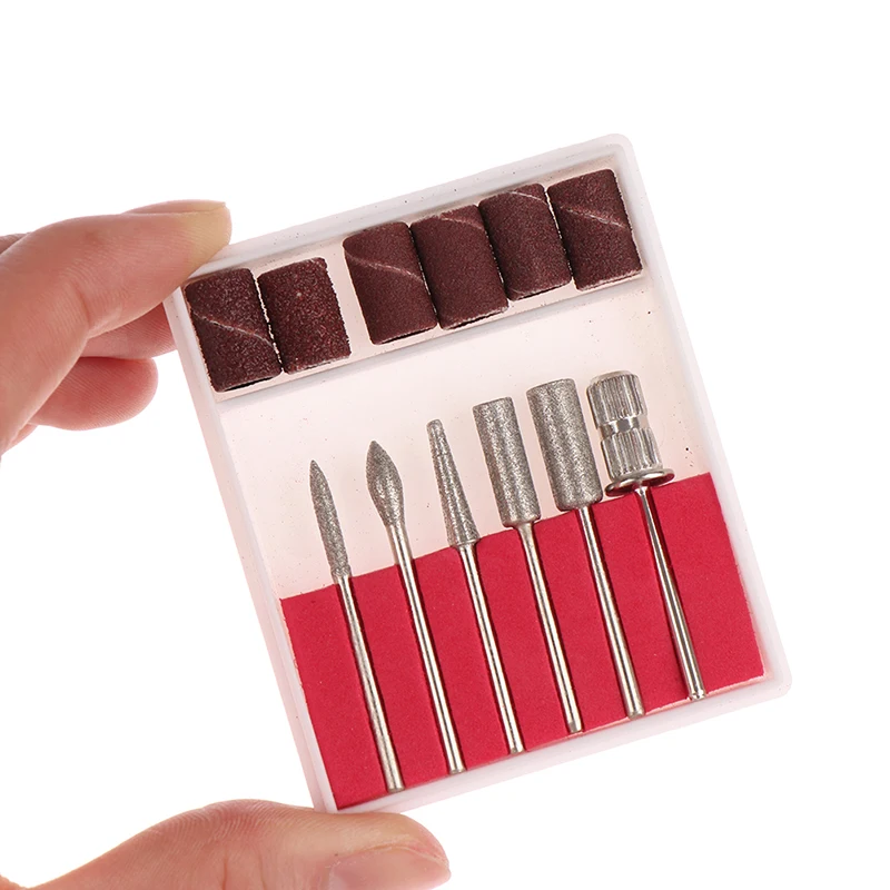 

6Pcs Cylindrical Burr Chainsaw Sharpener Stone Sharpening Carving Grinding Tools
