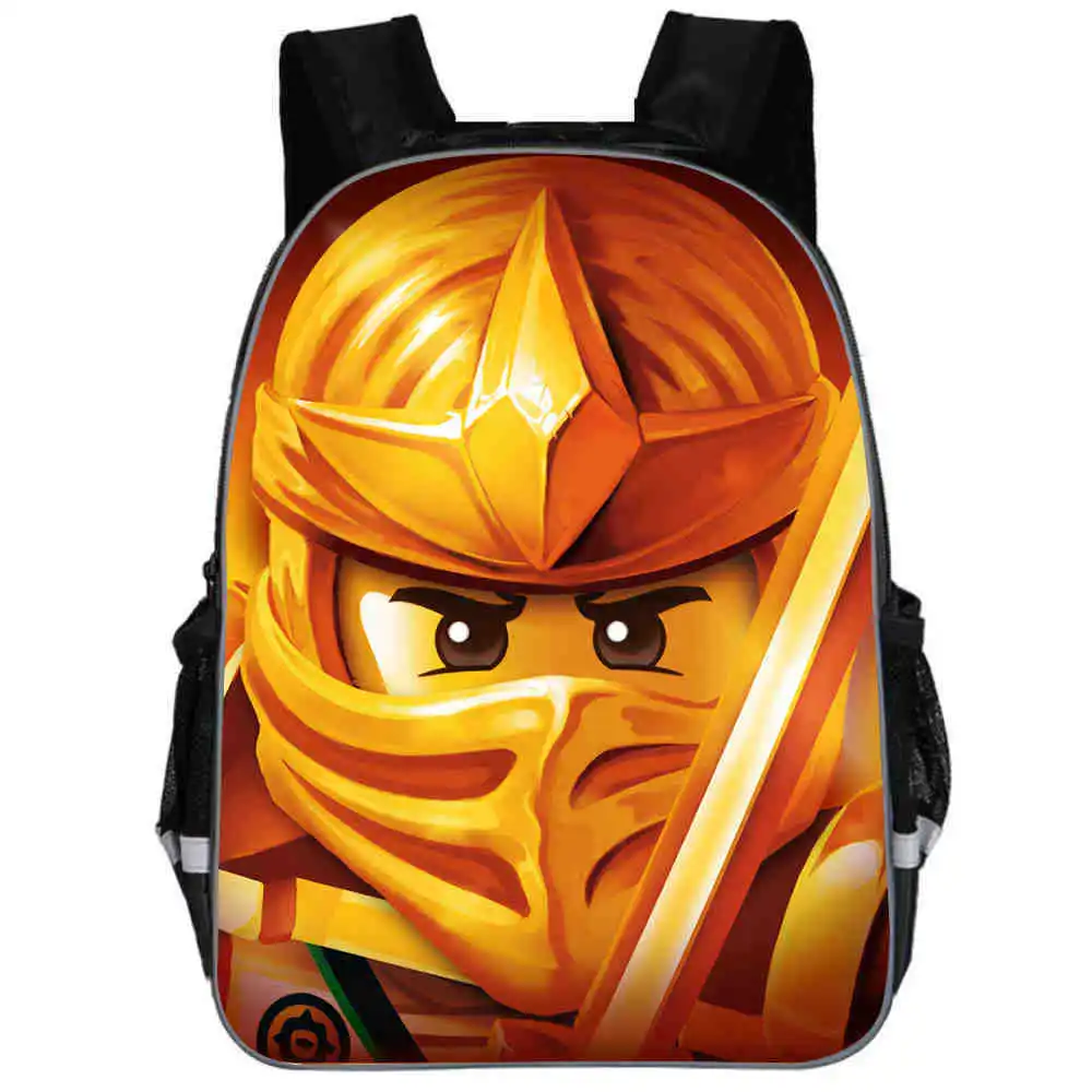 Детский школьный ранец ниндзя популярный детский рюкзак с мультипликационным