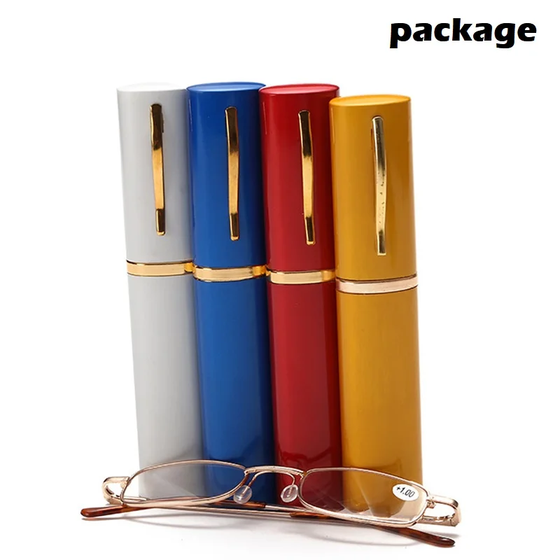 Мужские и женские очки для чтения складные в стиле ретро деловые металлические