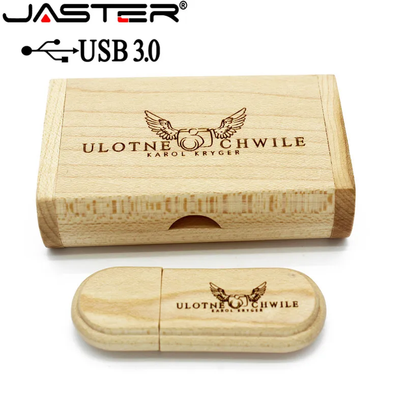 Корабль USB 3 0 высокоскоростной деревянный флеш-накопитель клена + коробка