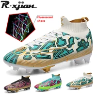 r xjian mens football anti skid shoes tffg sports shoes professional football shoes childrens football shoes size 33 48