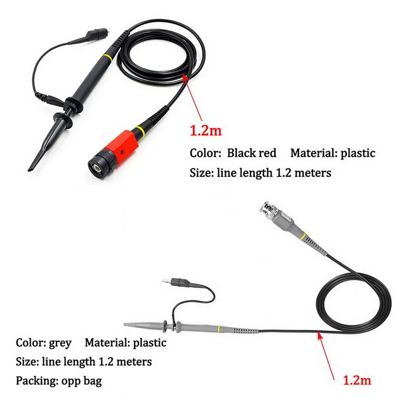 Осциллограф P4100 100 МГц измерительный щуп с зажимом высокоточный анализатор