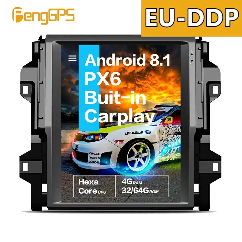 Автомобильный мультимедийный плеер для TOYOTA Fortuner 2 Android Radio 2015 2016-2018 магнитола