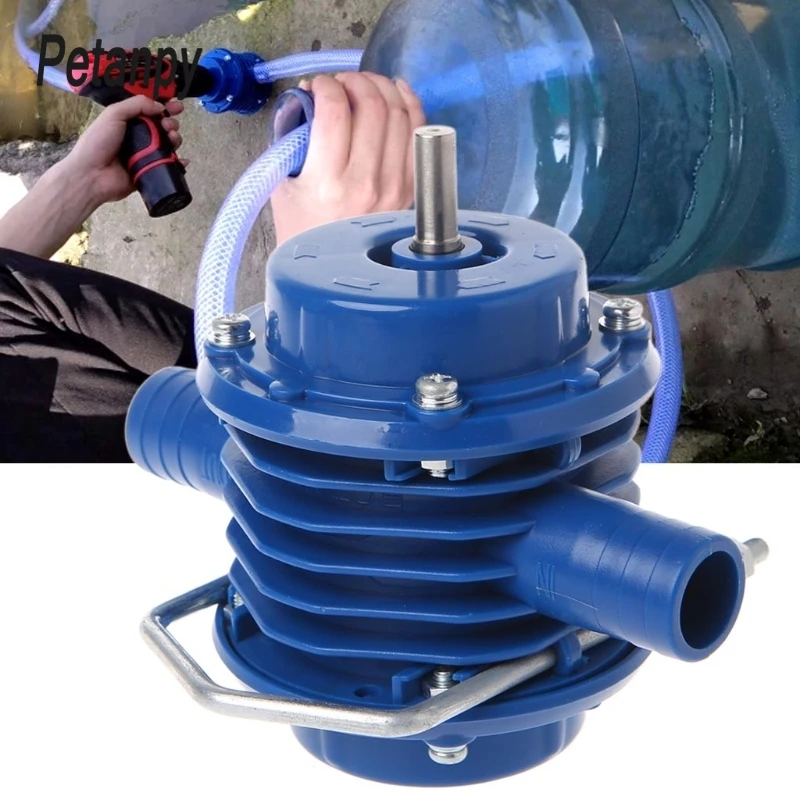 Heavy Duty Self-Priming Hand Electric Drill Water Pump Home Garden Centrifugal Home Garden Outdoor portable