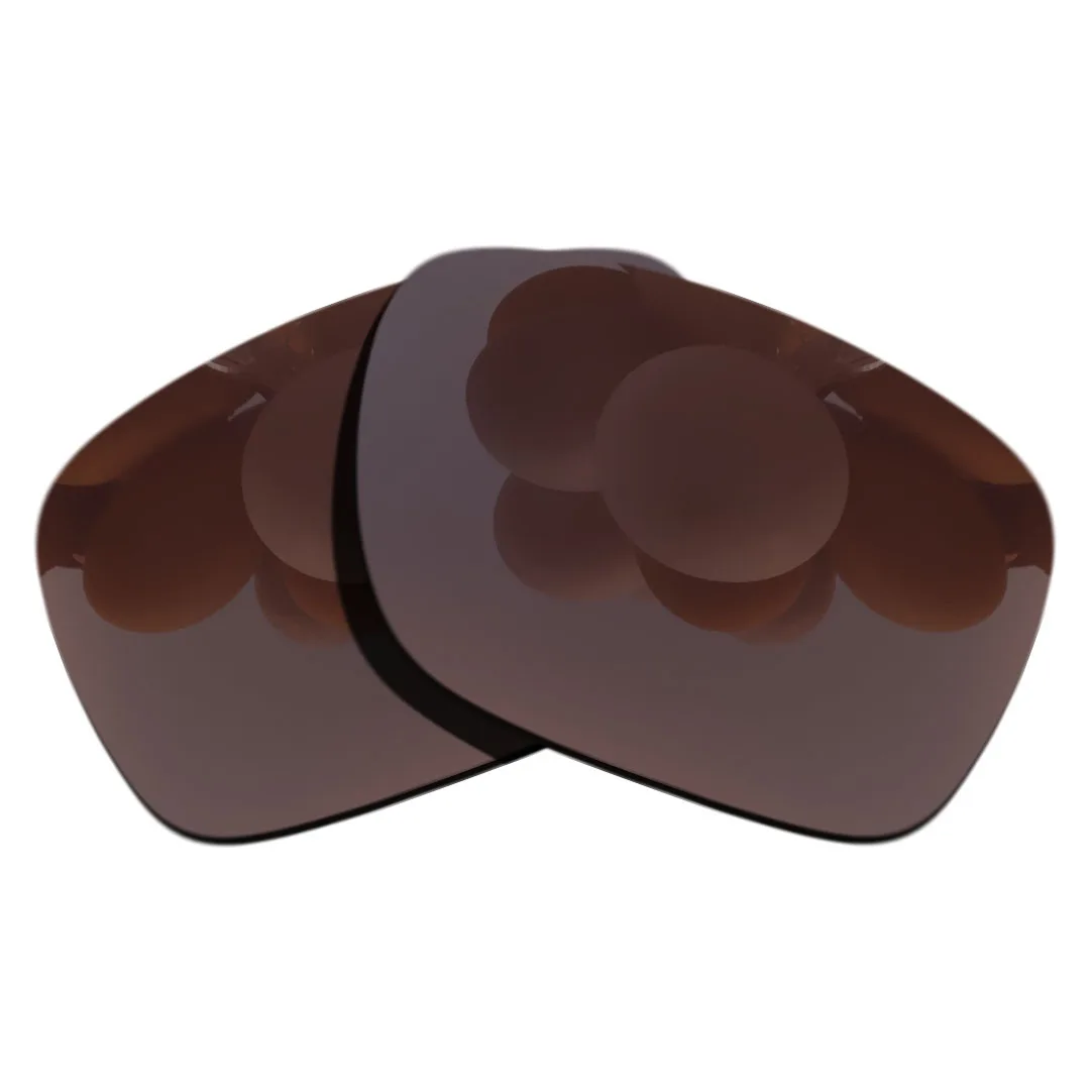 

Polarized Replacement Lense For-Oakley Holbrook XL Sunglasses Frame True Color Mirrored Coating - Brown Color