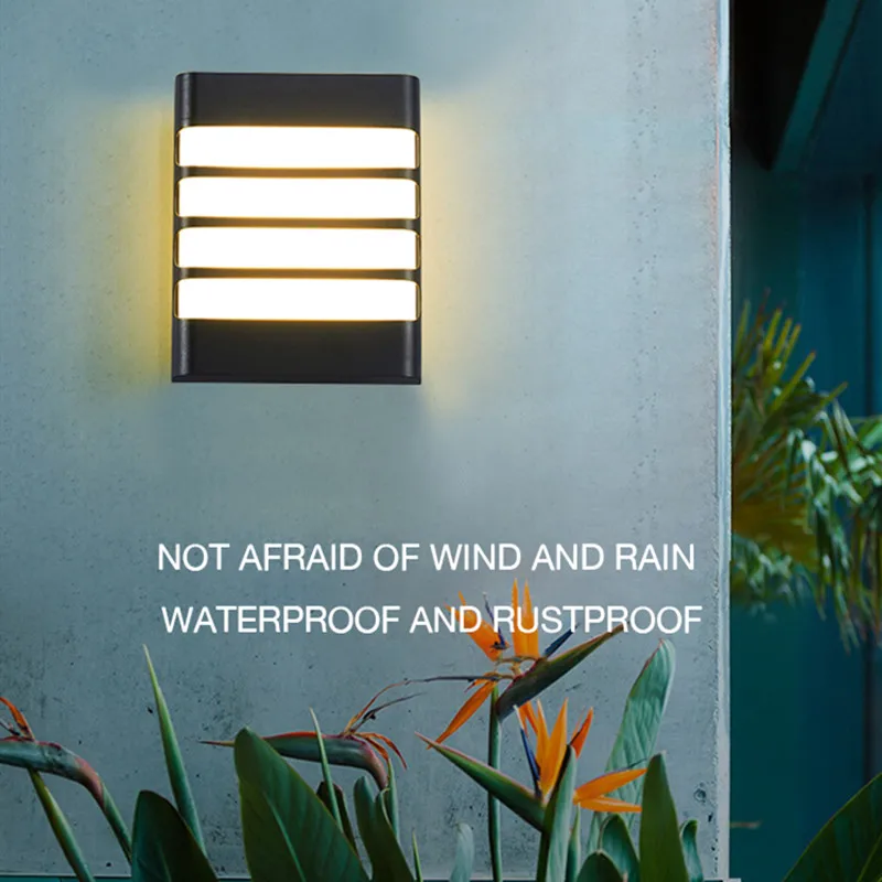 Светодиодный энергосберегающий настенный светильник в четырех стилях из