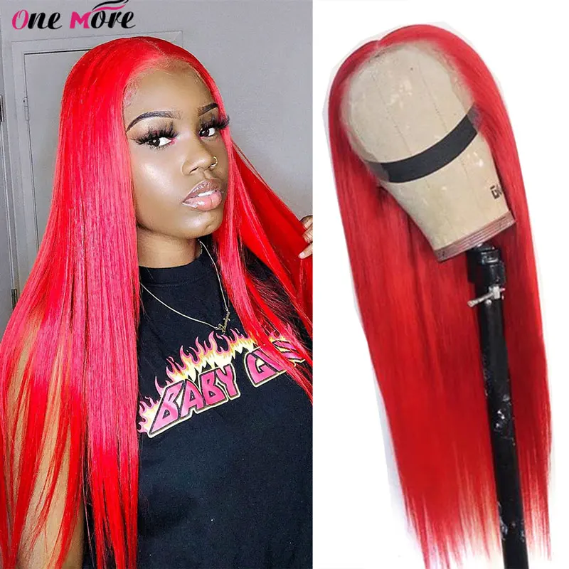 

Blue Lace Front Wig Straight Lace Front Human Hair Wigs Pre Plucked 180 Density Orange Ginger Pink Red Colored Human Hair Wigs