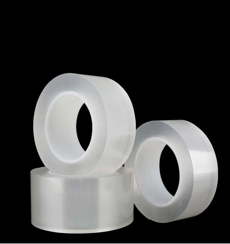 3 см x м Прозрачная силиконовая двухсторонний скотч Противобуксовочные ленты для