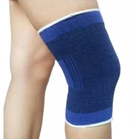a pair brace elastic muscle knee support compression sleeve sport pain relief blue usa ship