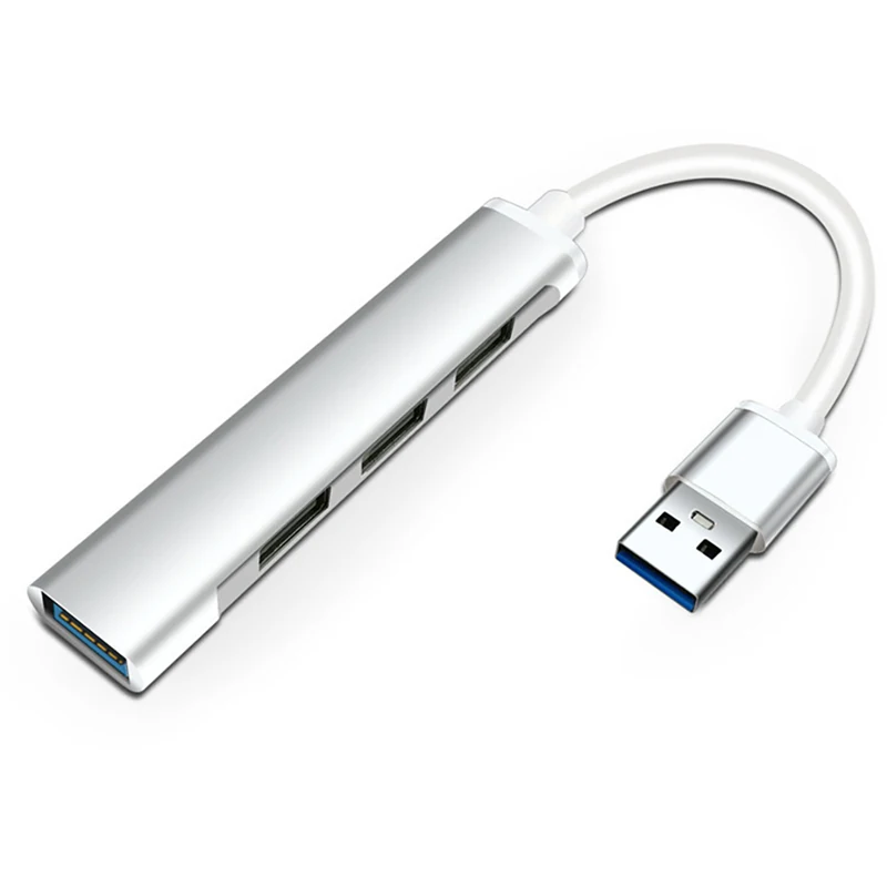 4 Порты и разъёмы USB 3 0 концентратор ультра тонкий данных usb хаб 2 для ноутбука Mac Pro