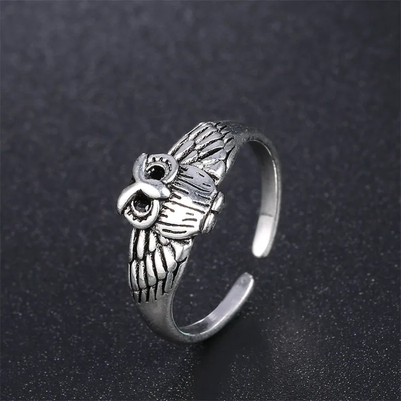 JIANERY богемные винтажные Серебристая сова кольца для женщин подарки девушек