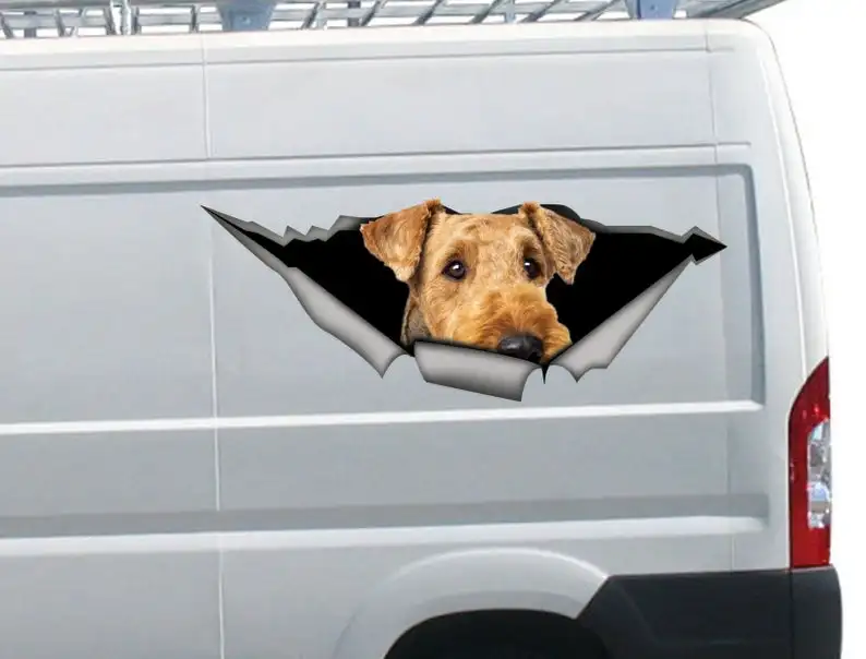 

2021 Airedale Terrier sticker, car decal, Vinyl decal, Pet sticker, Dog decal, Airedale Terrier decal