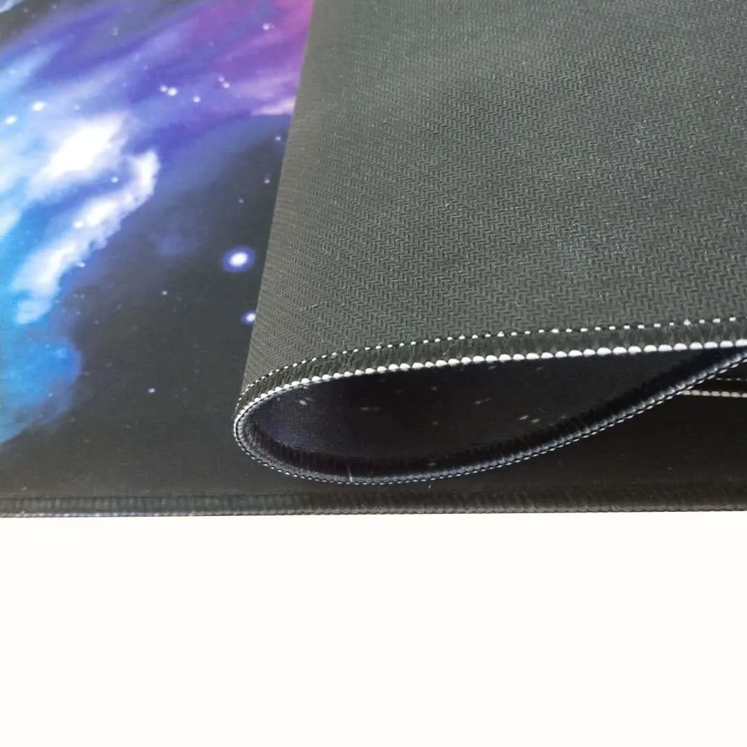 2022 night sky mouse pad with sewn edges thermal transfer printed mice mat laptop notebook keyboard pad gaming accessories 2mm free global shipping