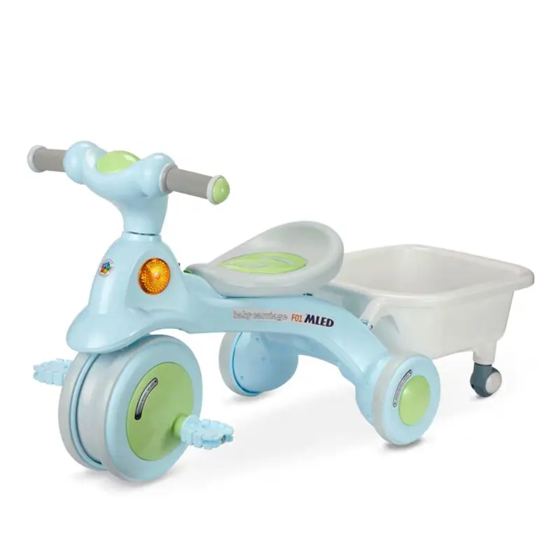 Child Tricycle Environmental Protection Safety Mute Wear Resistant 2~8 Years Old Student Three Rounds Pedal Bicycle | Игрушки и хобби