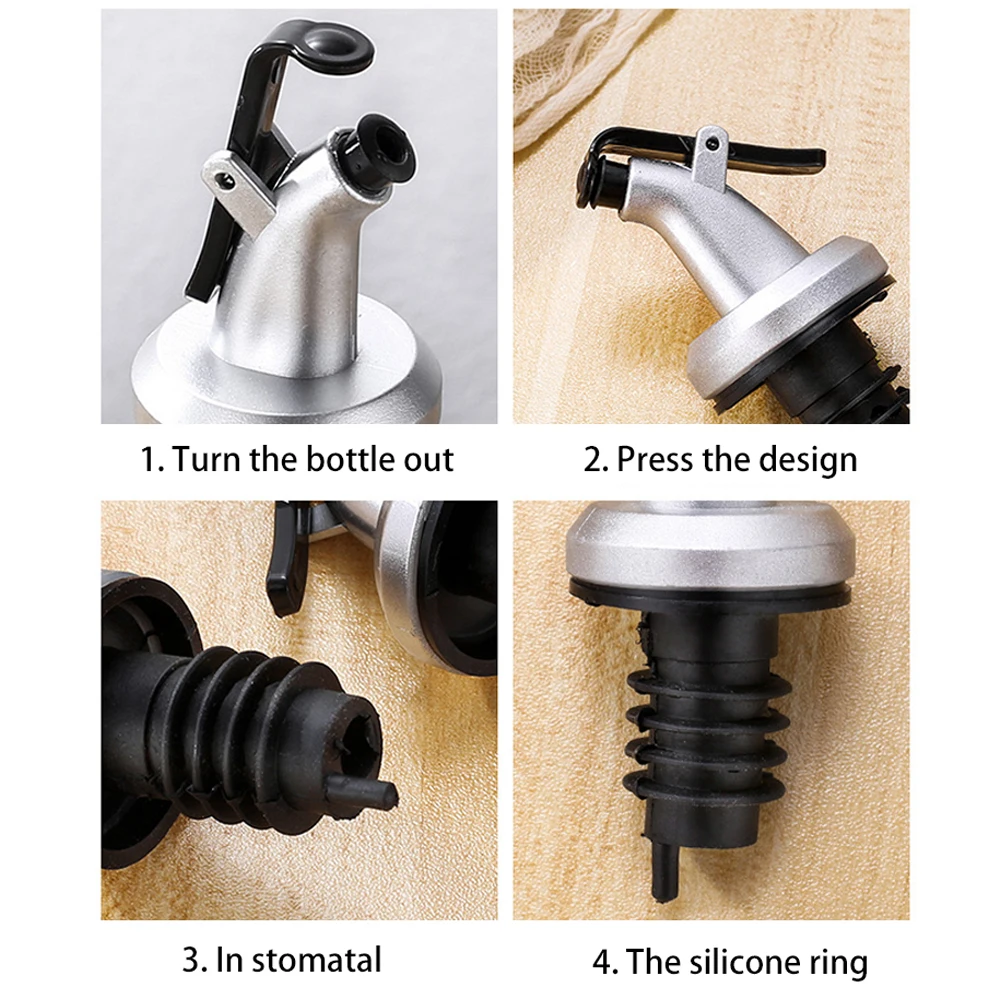 Оливковое масло уксус для опрыскивателей флаконы могут штепсельной вилки замка