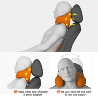 car u shaped neck guard headrest neck rest cushion 3d memory foam soft breathable seat headrest pad accessories td326
