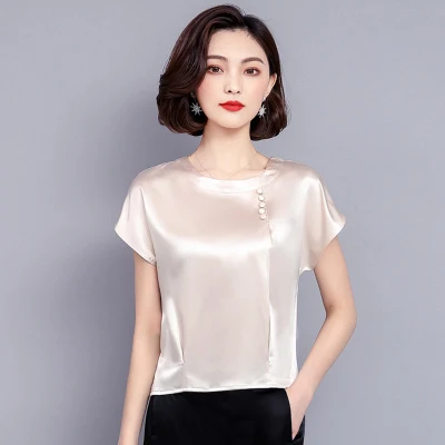 

Fashion Logo Printing T Shirts Women's Short red Sleeve Fashion 100% cotton Female T-Shirts
