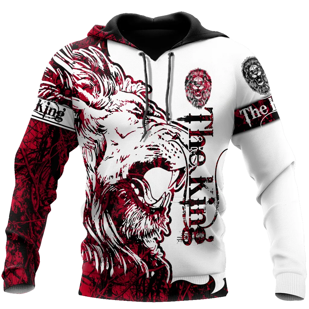 

3D Print The Red Alpha King Lion Tattoo Fashion Hoodie Harajuku Style Sweatshirt Men Women Hoodie/Sweatshirt/Zipper/Jacket