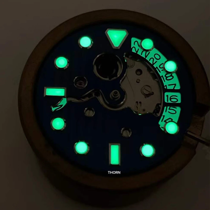 Watch Parts High Quality 28.5mm Hollow Skeleton Watch Dial Luminous Marks Suitable For NH35/36 Automatic Movement
