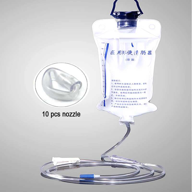 Wetips медицинская сумка для клизмы силиконовый шланг Butt Анальная душевая Клизма