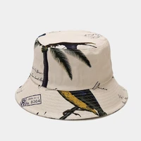 new printed bucket hats the beach in summer both men and women hip hop cotton sunshade fisherman hat basin cap 1 buyer