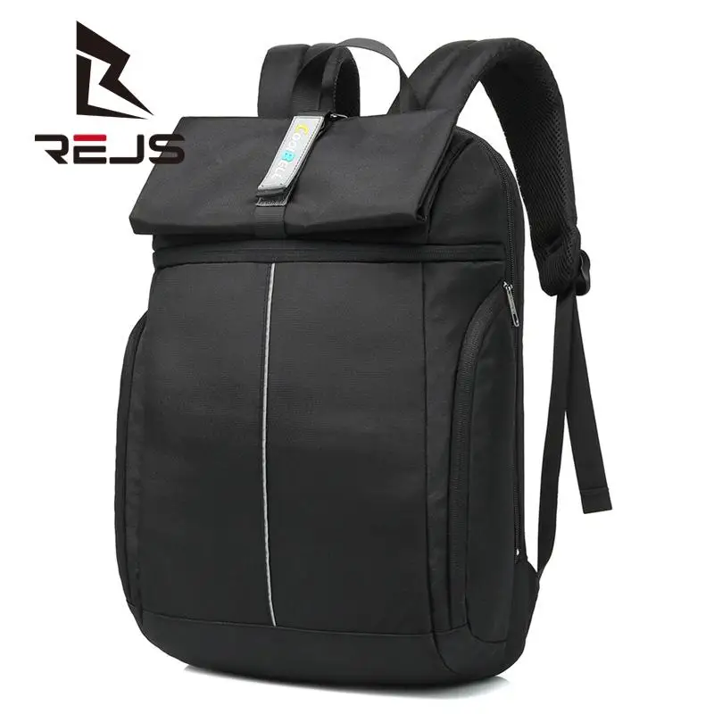 

Повседневный мужской рюкзак REJS LANGT, модная школьная сумка, деловой водонепроницаемый дорожный рюкзак для ноутбука 14/15, 6 дюймов с защитой от ...