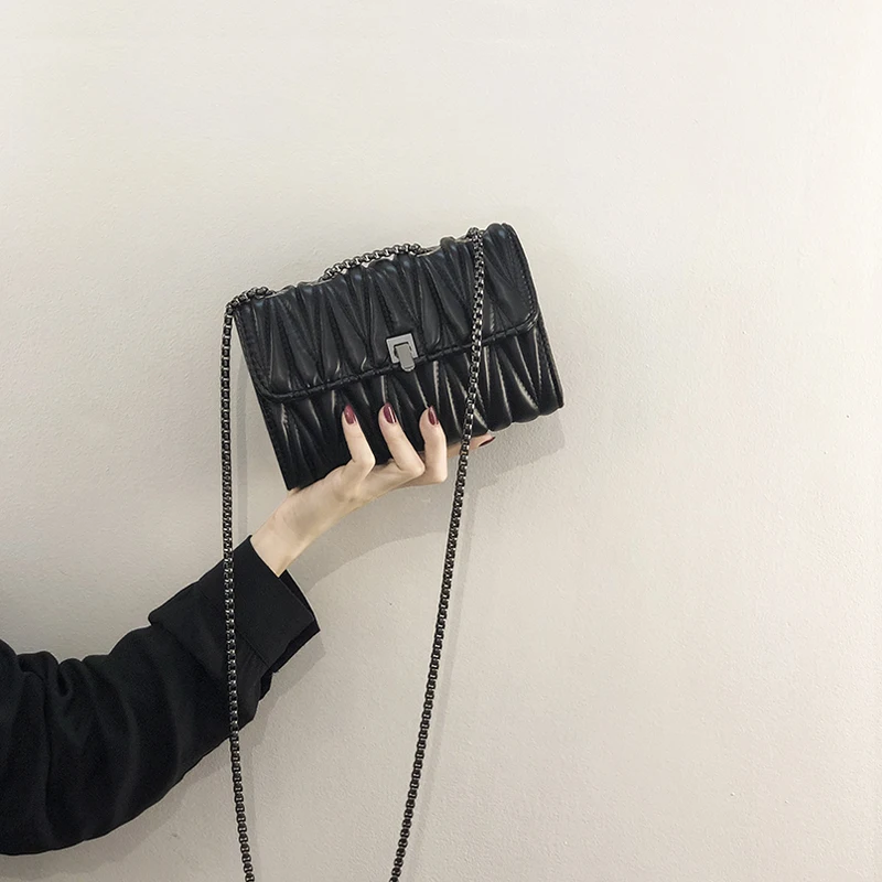 

New Woman Shoulder Bag Fashionable Simple Chain Messenger Bag High Quality Luxury Designer Handbag 2021 New Female Underarm Bag