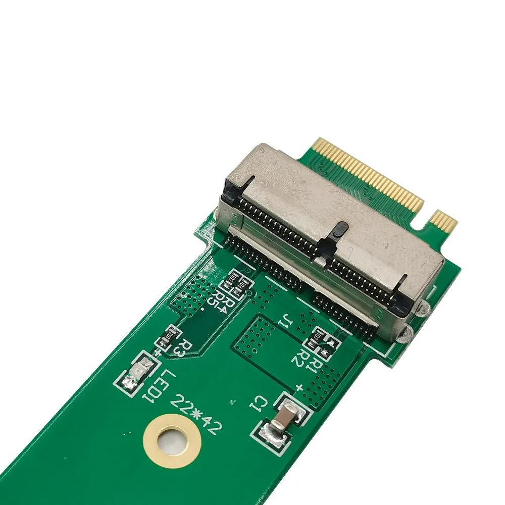 Для MacBook Air Pro 12 + 16 контактов SSD на M.2 Key M (NGFF) PCI-e адаптер преобразователь карты для