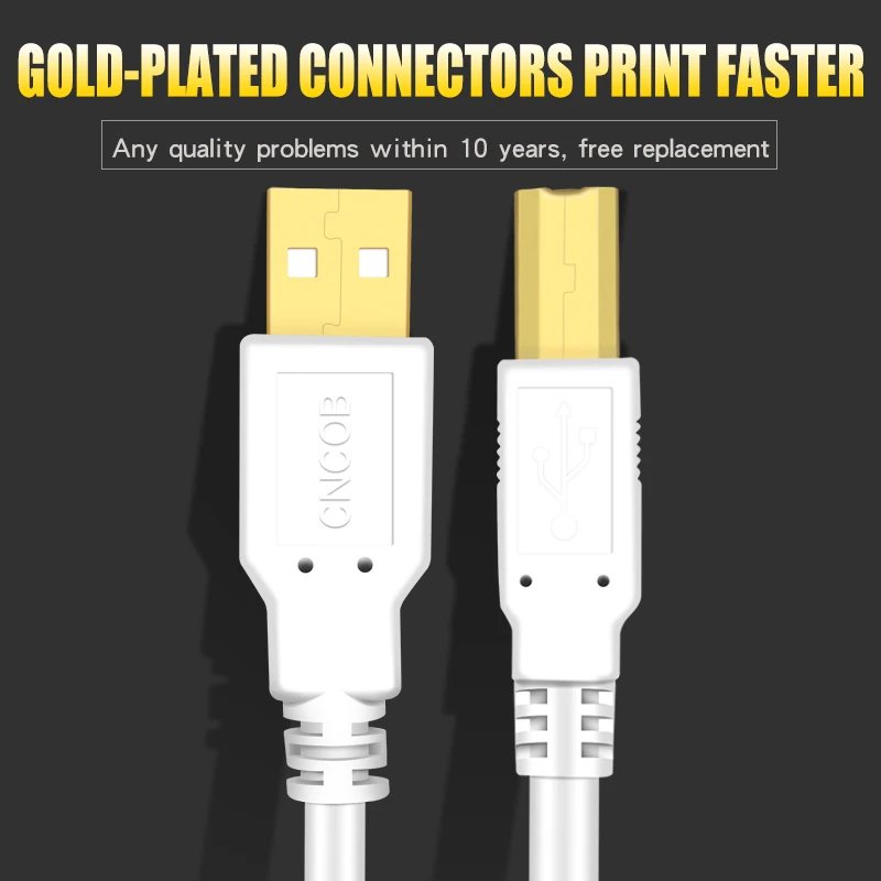 USB Type B типа папа-папа 2 0 для Canon Epson HP ZJiang принтер этикеток DAC 1 м 5 3 - купить по