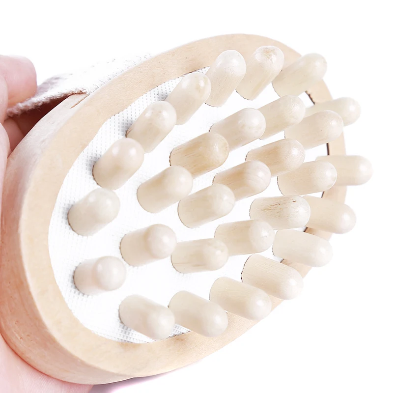 

1PC High Quality Hand-Held Wooden Body Brush Foot Massager Hot Sale Cellulite Reduction Relieve Tense Muscles New