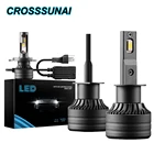 Мини светодиодные лампы H4 H7 H11 для автомобильных фар CSP Светодиодные Автомобильные лампы H1 H8 H9 9005 9006 Hb4 Hb2 hb3 9003 6000K 80 Вт 12 в 24 В противотуманные фары